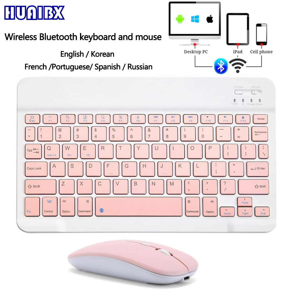 Gaming Keyboard Wireless - Mini teclado inalámbrico con Bluetooth de