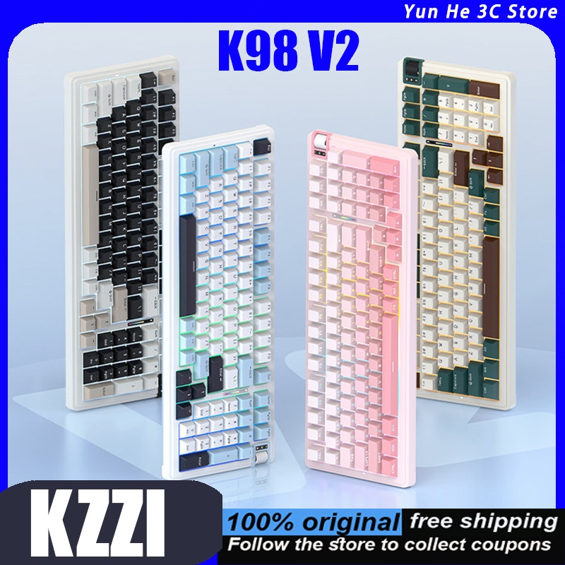 Gaming Keyboard Type C - Teclado Mecánico KZZI K98 V2 con