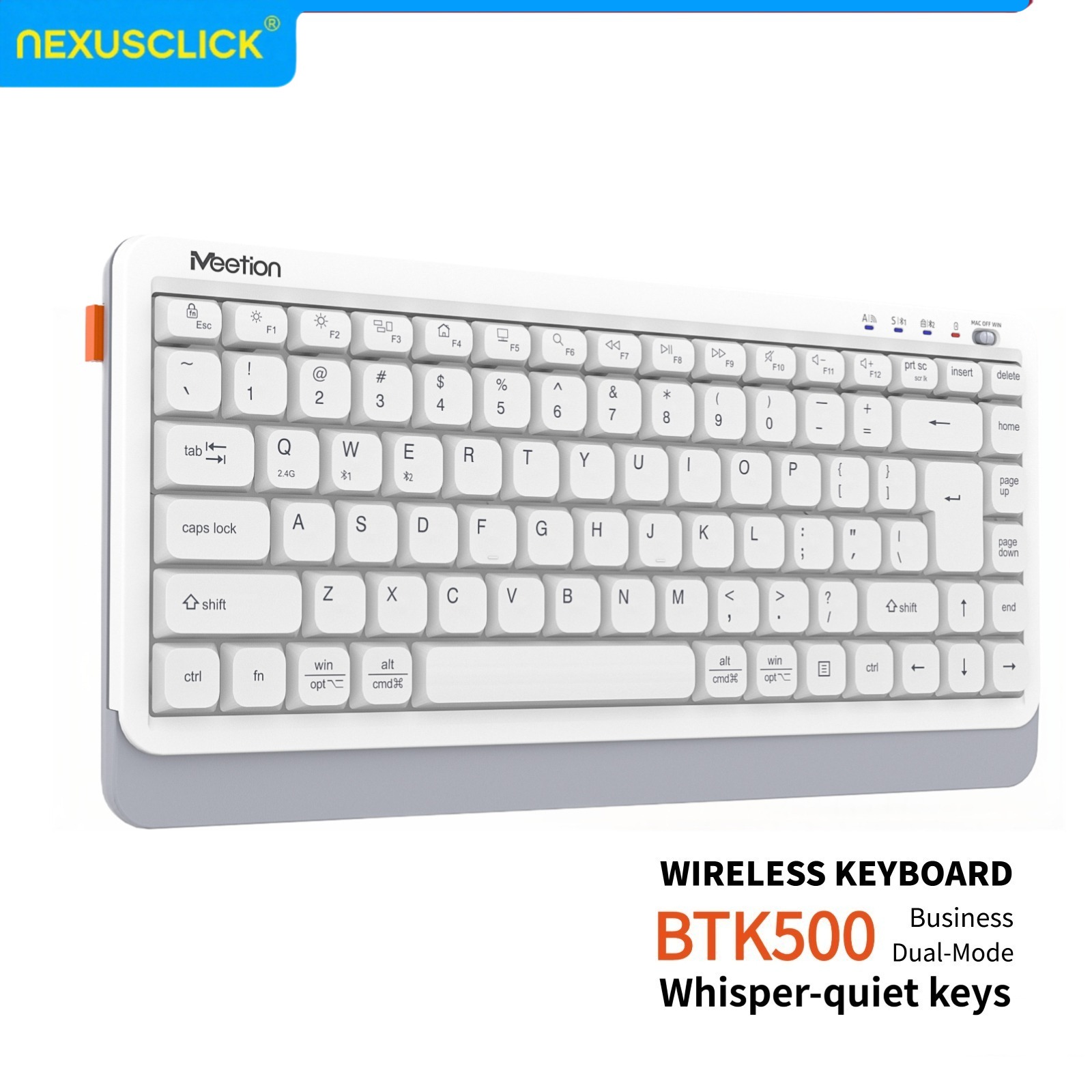 Gaming Keyboard That Is Quiet - Teclado Inalámbrico Dual Mode NexusClick Quiet