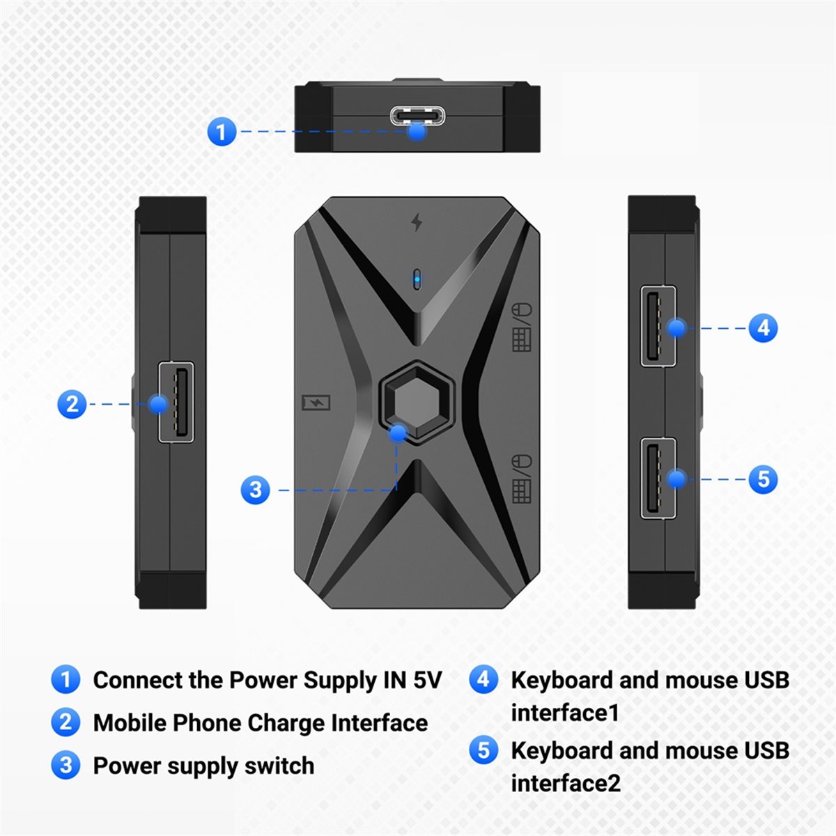 Gaming Keyboard And Mouse Converter For Mobile - # Kit Convertidor de Juegos Móviles