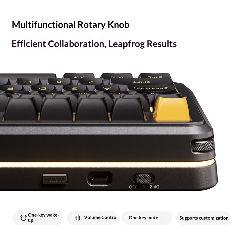 Teclado Mecánico Personalizabl - Gaming Keyboard Wireless reseña y precio