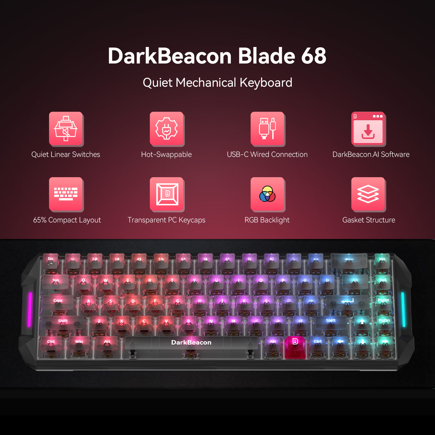 Teclado mecánico silencioso co - Gaming Keyboard That Is Quiet reseña y precio