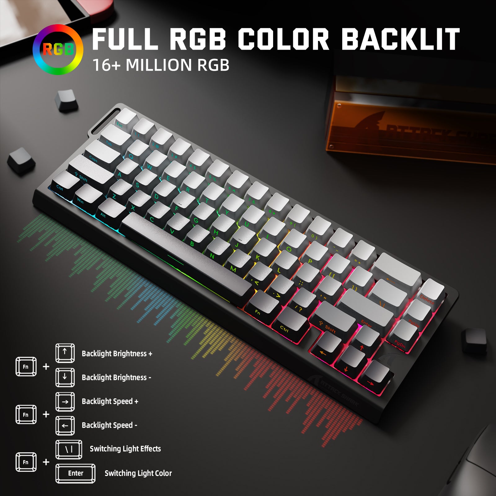 ATTACK SHARK X68 PRO X68PRO HE - Gaming Keyboard Magnetic Switches reseña y precio