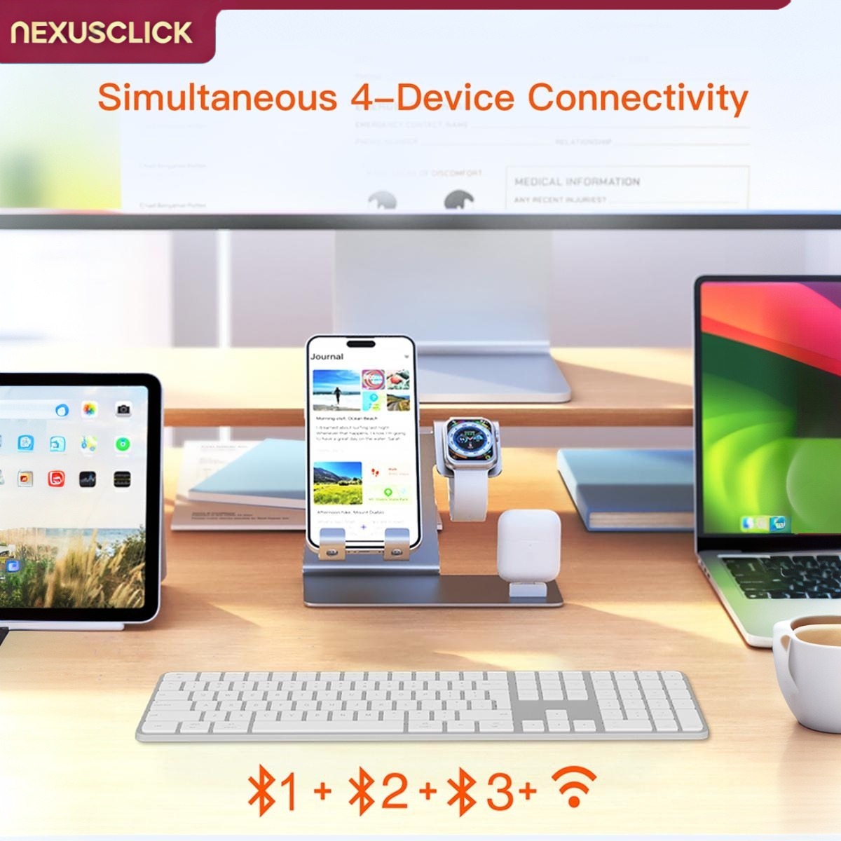 Teclado inalámbrico NexusClick - Gaming Keyboard Type C reseña y precio