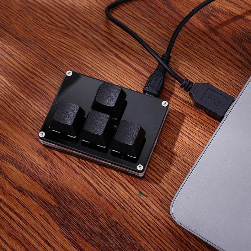 4 teclas Mini teclado direcció - Gaming Keyboard Mini Mechanical reseña y precio