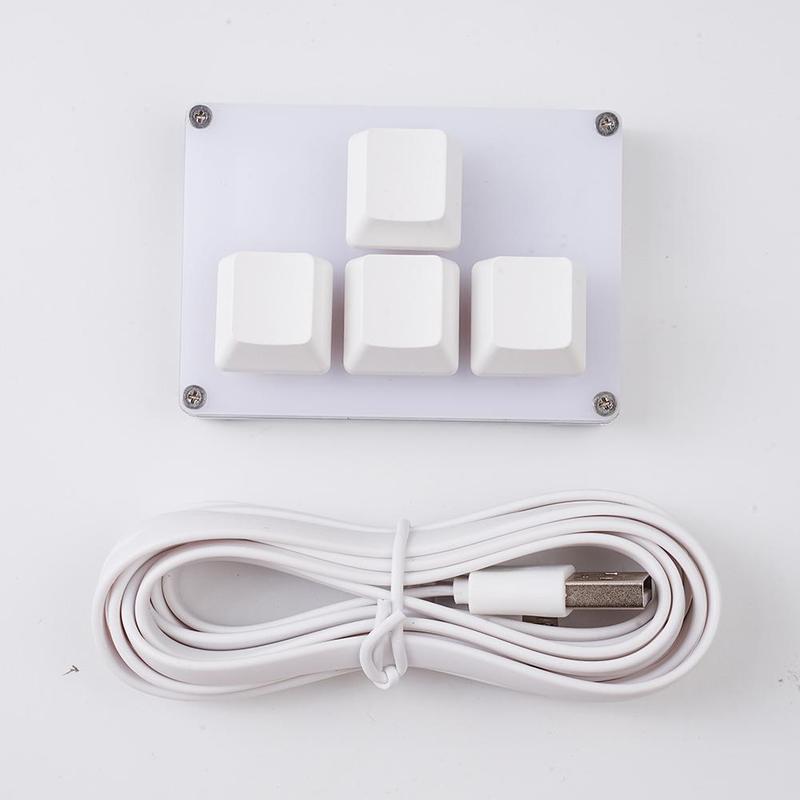 4 teclas Mini teclado direcció - Gaming Keyboard Mini Mechanical reseña y precio