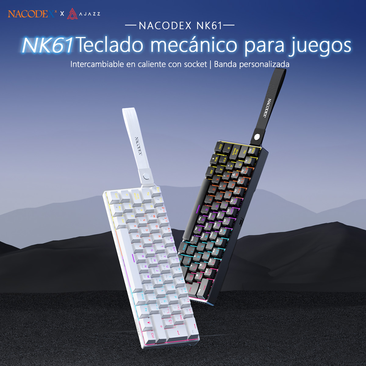 Teclado Mecánico para Juegos A - Gaming Keyboard Mini Mechanical reseña y precio