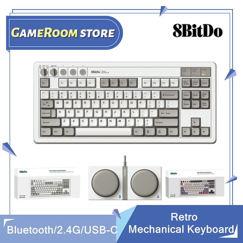 Teclado mecánico retro 8Bitdo, - Gaming Keyboard Bluetooth reseña y precio