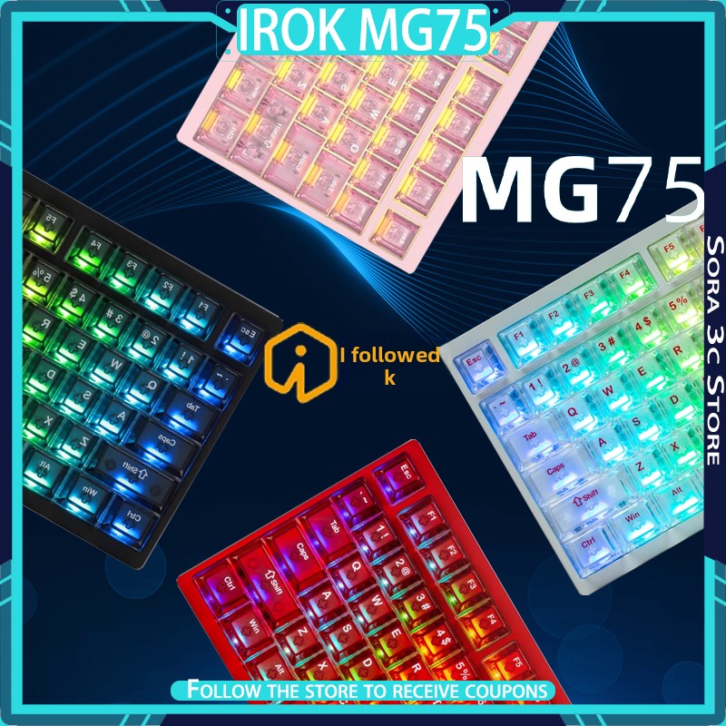 Teclado mecánico IROK MG75 PRO - Gaming Keyboard Magnetic Switches reseña y precio