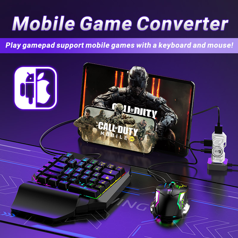 Kit convertidor de juegos móvi - Gaming Keyboard And Mouse Converter For Mobile reseña y precio