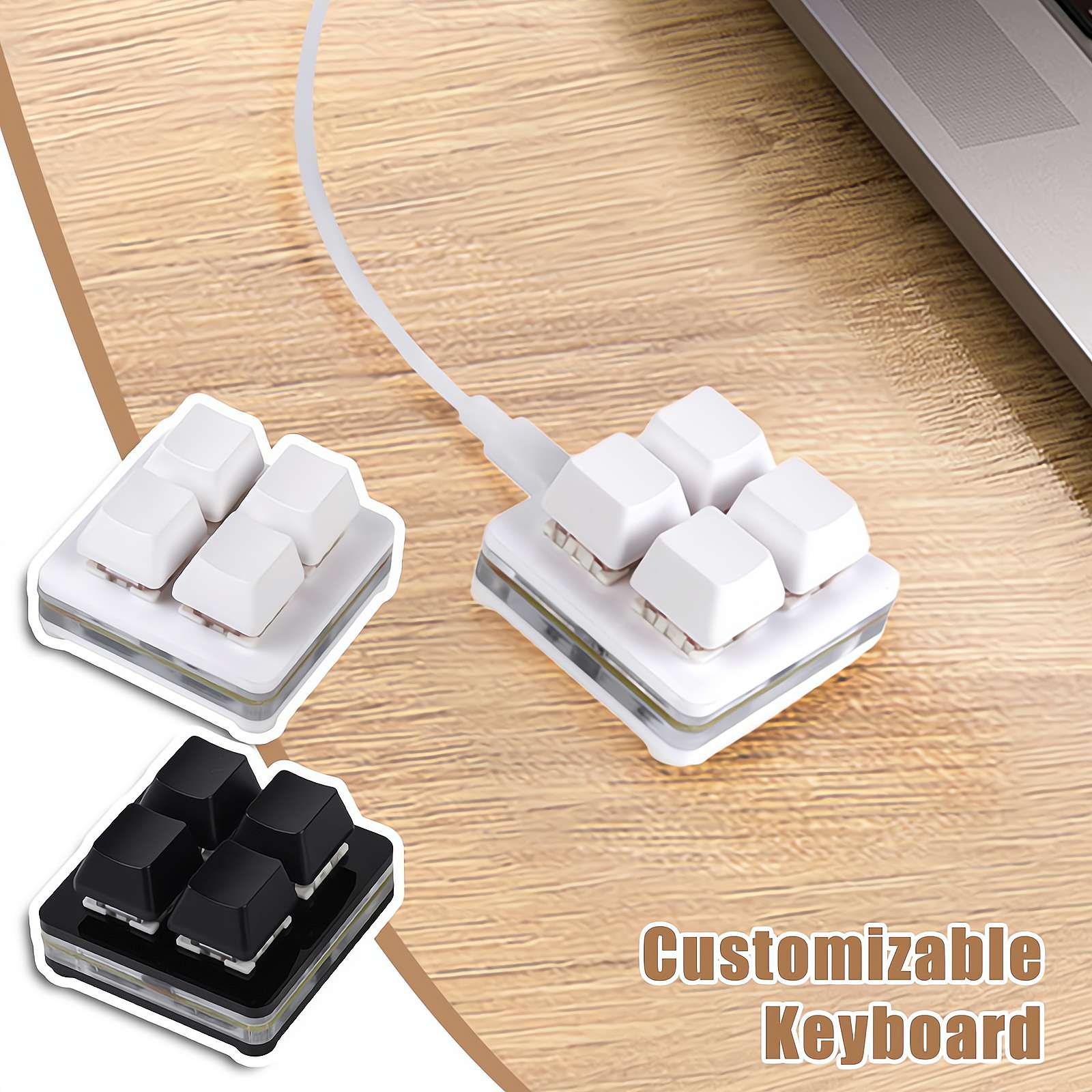 OUTEMU-Mini teclado mecánico M - Gaming Keyboard Mini Mechanical reseña y precio