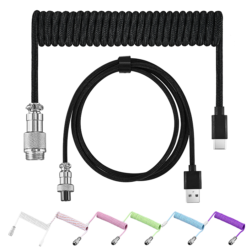 Cable Mecánico Enrollado para  - Gaming Keyboard Type C reseña y precio