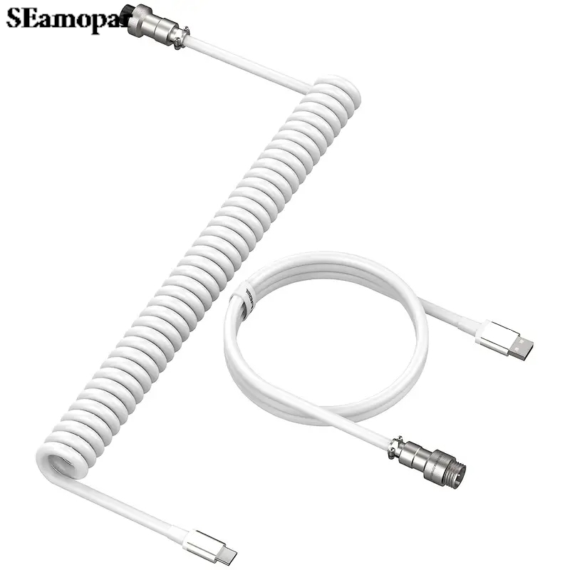 Cable Mecánico Enrollado para  - Gaming Keyboard Type C reseña y precio